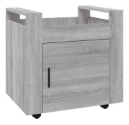 Skrivbord grå sonoma 60x45x60 cm konstruerat trä - Skrivbordsvagn - Skrivbordsvagnar - Home & Living