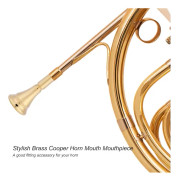 Ny Hållbar Snygg Mässing Cooper Horn Munstycke Ersättning, Horn Munstycke, Munstycke
