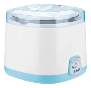 Hushålls Elektrisk Automatisk DIY Yoghurtmaskin Maker Rostfritt Stål Inre Behållare (Blå)