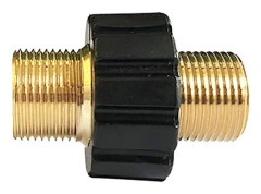 Snabbkoppling för slang, M22 x 1,5 dubbel hane adapter för högtryckstvätt (14 mm