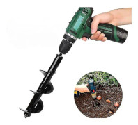 Maskborr för plantering 4 * 45cm Trädgårdsborr Uppgradering Spiralborr Lökplanterare Stolphålsgrävare Trädgårdsborrhål Spiralplanteringsskruv Hex Dri