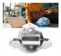 Mandolin Stjärtstycke Krom Ersättning Zink Legering Gitarrdelar Instrumenttillbehör