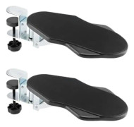 2-pack Rotationsarmstöd - 180° Rotation och 90° Vikbar - Armbågsstöd, Armbågsstöd, Kontorstillbehör