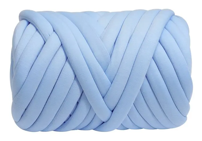 Hand- och armstickad roving – marinblå