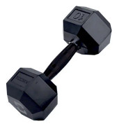 Toorx Hexagon Rubber Dumbbell 17.5 Kg.