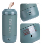 Multifunktionell Full Automatisk Mini Bärbar Yoghurtmaskin USB Laddningsbar Yoghurtmaskin (Grön)