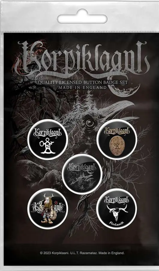 Korpiklaani Raven-märke (5-pack)