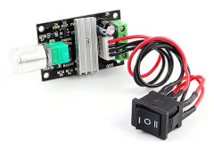 6‑28V 3A Reversibel Pulsbreddsmodulering (PWM) DC-Motorhastighetsregulator Styrströmbrytare