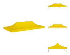 Tak till partytält & lusthus - Living Tak till partytält 6x3 m gul 270 g/m²