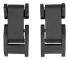 Motorhuvsspänne Låsbeslag Kit Aluminiumlegering Svart Passar för Jeep Wrangler / Gladiator