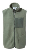 TOG24 Herr Evan Sherpa Fleece Gilet L Faded Khaki Green