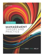 Management Theory and Practice