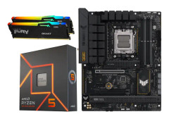 ASUS TUF GAMING B650-PLUS WIFI + AMD Ryzen 5 7600X + Kingston Fury Beast RGB 32GB