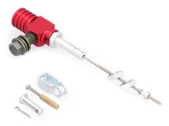 Motorcycle ATV Dirt Bike Hydraulic Clutch Master Cylinder M10x1.25mm Aluminum Alloy Red Modification