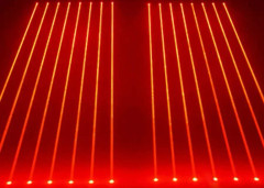 8 Ögon Mobil Huvudlaser Lampa, 200W Effektförbrukning, 270-Graders Rotation,EU-kontakt, R