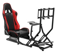 Simuleringscockpit HUZARO SPEED 6.0 Simracingchassi, Ergonomisk stol, Multi-plattforms-kompatibel