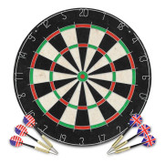 vidaXL Professionell darttavla sisal med 6 pilar