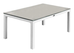 COPACABANA Soffbord 120 cm Grå/Vit