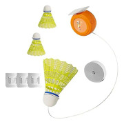 Badmintonträningsprodukt, Badminton Rebound Trainer Elastisk Badmintonträningssats Bärbar Badmintonträningsprodukt A