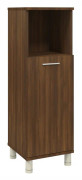 beBasic Badrumsskåp brun ek 30x30x95 cm konstruerat trä - Brown