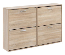 Metia Skoskåp 120x24 cm - Trä/natur