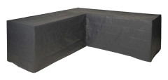 Nature Överdrag till trädgårdsmöbler L-form PE 250x90x90 cm 6031612