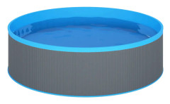 Plaskpool 350x90 cm grå