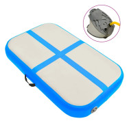 vidaXL Uppblåsbar gymnastikmatta med pump 60x100x10 cm PVC blå