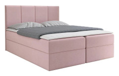 Laggano Kontinentalsäng 160x200 cm + Bäddmadrass - Rosa