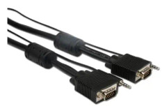 Prokord Hd15 5.0m M-m. 3.5mm 5m Vga (d-sub) + 3.5mm Vga (d-sub) + 3.5mm Svart