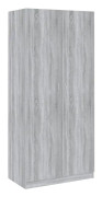 beBasic Klädhängare grå sonoma 90x52x200 cm konstruerat trä - Grey