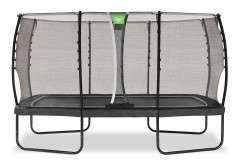 Studsmatta EXIT Allure Classic 244x427cm Svart inkl. Skyddsnät
