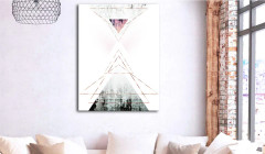 Tavla Geometric Abstraction (1 Part) Vertical 60x90 - Artgeist sp. z o. o.