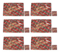Julduk Jul Hem Bord Dekoration Jul Bord Matta