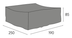 Möbelskydd 250×190 cm höjd 85 cm
