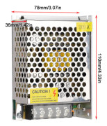Växelströmsförsörjning AC 110V 220V till DC 24V för CCTV-belysning 24V 2A 48W