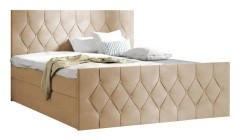 Jitendra Sängpaket Kontinentalsäng 160x200 cm med Förvaring - Beige