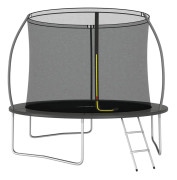vidaXL Studsmatta rund 305x76 cm 150 kg