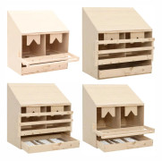 Värprede 2 fack 63x40x65 cm massiv furu - Värprede - Värp Rede - Home & Living