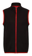 Regjun Herr Microfleece Body Warmer 7-8 År Svart/Klassisk Röd