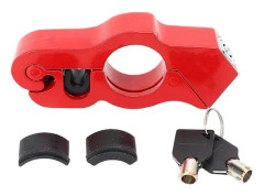 Motorcykel Styrlås, 1 set Manipuleringssäker Väderbeständig Aluminiumlegering Stöldskydd Grepp Lås för Motorcyklar, Elektrisk Förare Handtag Stöldskydd
