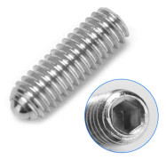 Stål Fjäderkula Plunger Hex Bolt Socket Fästskruvar Positioneringskula (M8*20, 20st)