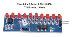 2 st NE555+CD4017 LED-chaser Vattenflödande Ljusmodul DIY-kit Elektronisk Krets