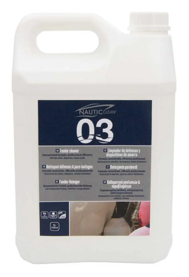 Nautic Clean 5l 03 Stötfångare Rengöringsmedel Vit