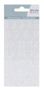 Klistermärkeset 'Misty Winter-numbers' från Artemio