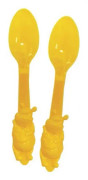 Nalle Puh Plastpartysked (4-pack) Storlek: En Storlek Gul