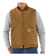 Carhartt V01 Insulated Rib Collar Väst Brun L