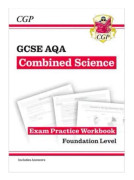 New GCSE Combined Science AQA Foundation Exam Practice Workbook with CGP RevisionHub