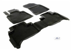 Gummigolvmattor - J&J AUTOMOTIVE - BMW X5 E53 - Anpassad - Halkfri - Giftfri TPE