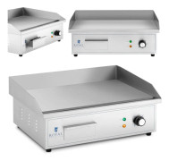 Elgrill, slät grillplatta, 530 x 350 mm, 3000 W